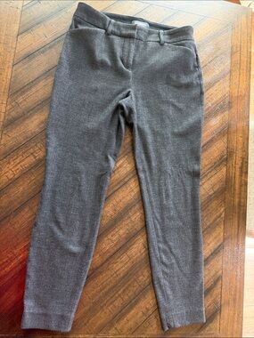 Express Women's Gray Stretch Petite Ponte Pants
